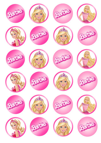 Barbie edible premium - 24, x