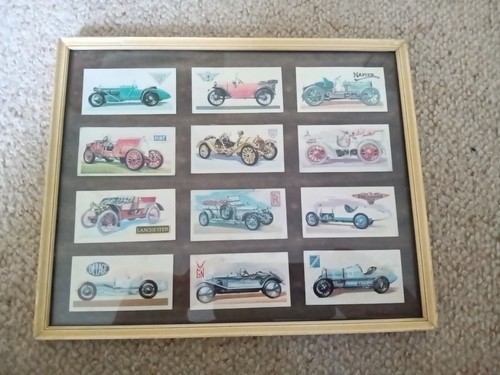 Cigarette cards framed classic - cigarette,