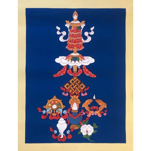 Eight auspicious symbols - auspicious,