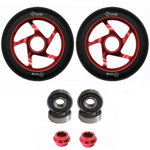 Pro stunt scooter red - 2x,