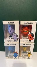 Dr Who Mr Men Figures Set of 4 First Fourth Eleventh Twelfth