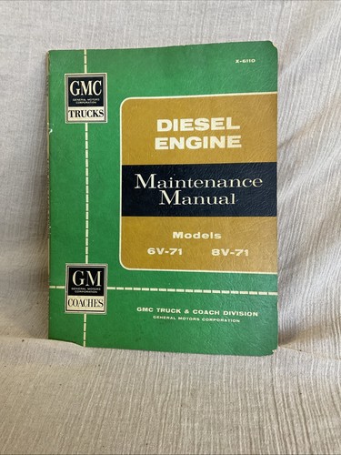 1961 gmc diesel engine - diesel,
