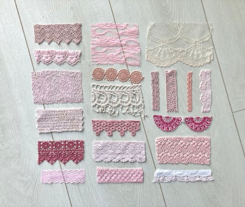 Assorted vintage lace - , ribbon