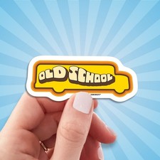 Old school sticker - school, classic