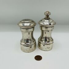 Vintage Peugeot France Sterling Silver Pepper Mill & Shaker Pepper Mill