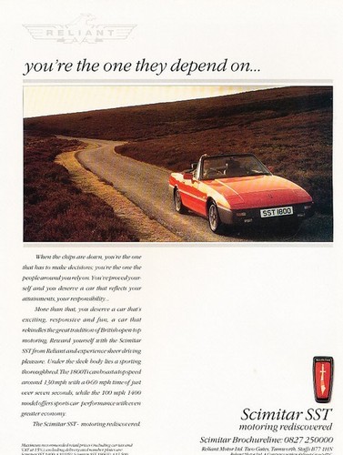 1990 reliant scimitar sst - reliant,