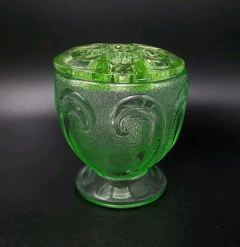 Vintage bagley green glass - bagley,