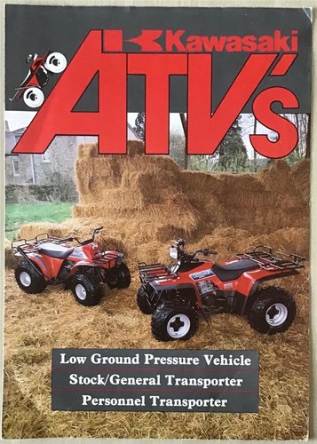 Kawasaki atv range - kawasaki,