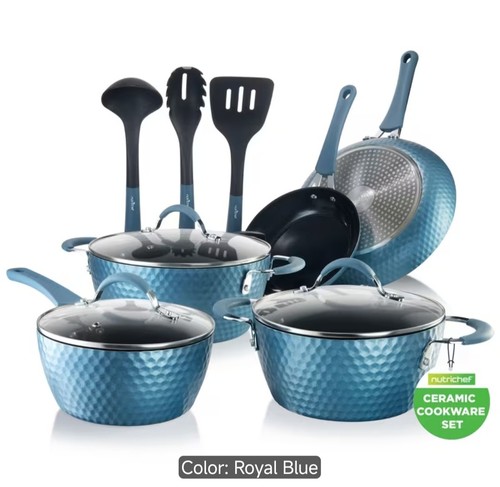 Nutrichef 11pcs pots and - and, pans