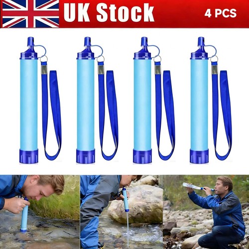 Personal water filter - filter, straws