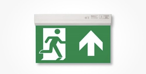 Emergency running man - , exit