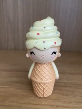 Rare Momiji Doll - Happy Happy Happy 2014 - Yellow*icecream cone*with note paper