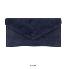 Real Suede Leather Envelope