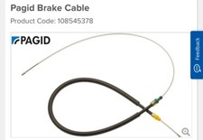 Handbrake Cable fits CITROEN