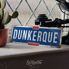 WW2 Road Metal Sign Man Cave