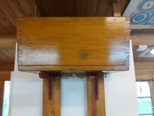 Restored Unbranded Pine Case Lead Lined High Level Toilet Cistern