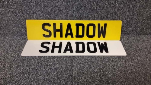 Number plates shadow premium - plates,