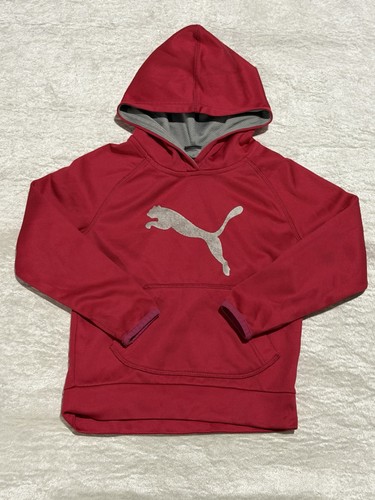 Puma red hoodie - red, grey