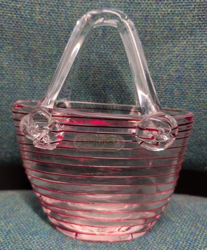 Laguna art glass - laguna, basket
