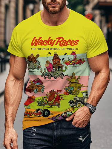 Wacky races cartoon - races,