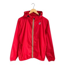 K-Way Le Vrai 3.0 Claude Waterproof Packable Red Jacket size M