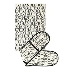 Emma Bridgewater Black Toast Double Oven Glove and Tea Towel Set 1BLT011689