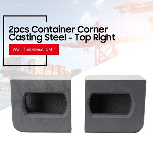 2pcs container corner - corner, casting