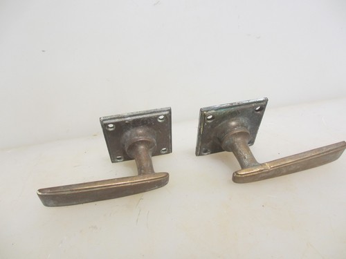 Antique lever door handles old - door,