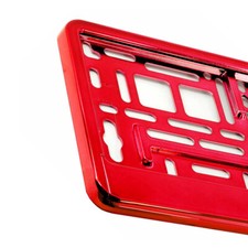 2 X RED GLOSS CHROME Car