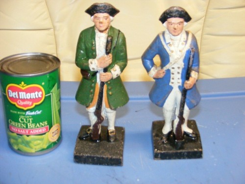 Vtg pair cast iron - pair,