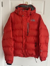 Vintage The North Face Summit Puffer Jacket Red Down Fill 900 -  Men's Small