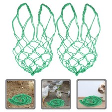  2pcs Slow Feed Hay Bag: Hanging Horse Hay Feeder Nylon Mesh Net Feeding Net for