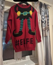 Women Men Jumper Novelty Christmas Xmas Knitwear Rudolph Penguin Retro Sweater  