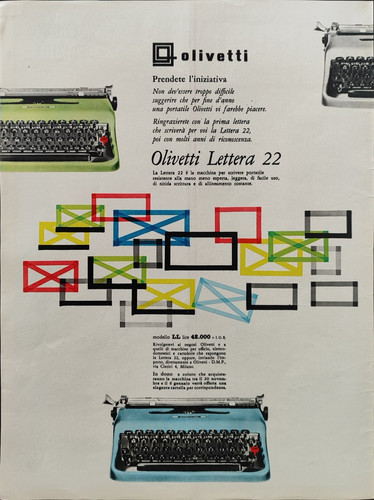 Olivetti lettera 1958 - olivetti,