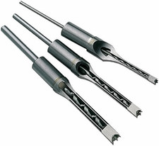 Record Power R150-3CB Set of 3 Mortice Chisels & Bit 1/4", 3/8" and 1/2"