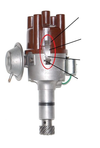 Distributor cap clips for bmw - distributor,