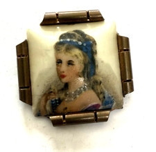 Antique LIMOGES Porcelain Lady