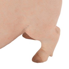 Exquisite 26CM Pig Garden Statue Lifelike Decor For Indoor Outdoor