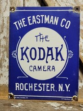 VINTAGE KODAK PORCELAIN SIGN