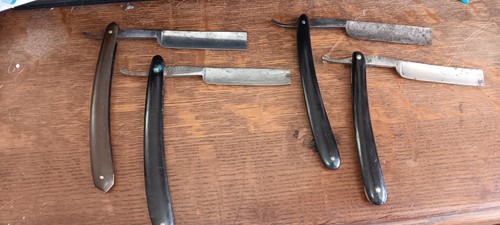 Lot antique straight - lot, of
