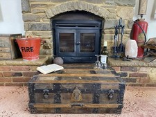 Old Antique Steamer Trunk