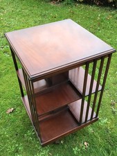 Vintage Revolving Edwardian Style Bookcase