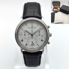 Blancpain Villeret Chronograph Calibre 1185 ref 1185-1127-55 FULL SET