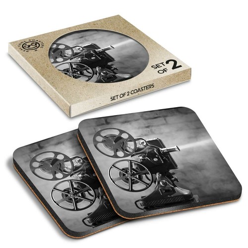 Boxed square coasters - boxed,
