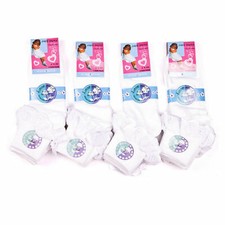 3,6, 12 Pairs Girls  Cotton School Socks for Kids, Frilly Lace Ankle Socks