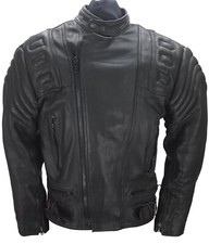 Original Akito motor bike leather jacket for Men Size Medium