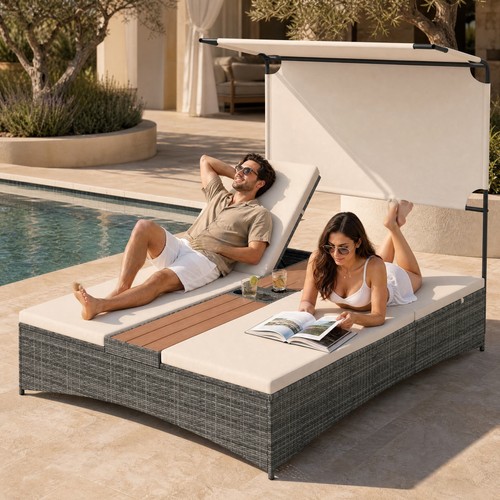Person wicker patio - 2-person,