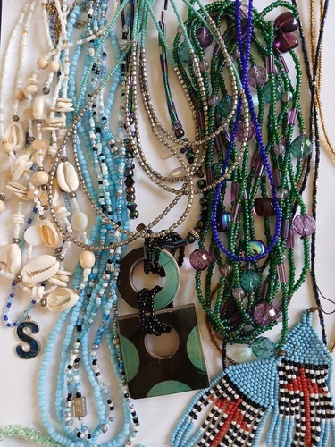 Job lot seed bead jewellery - bead,