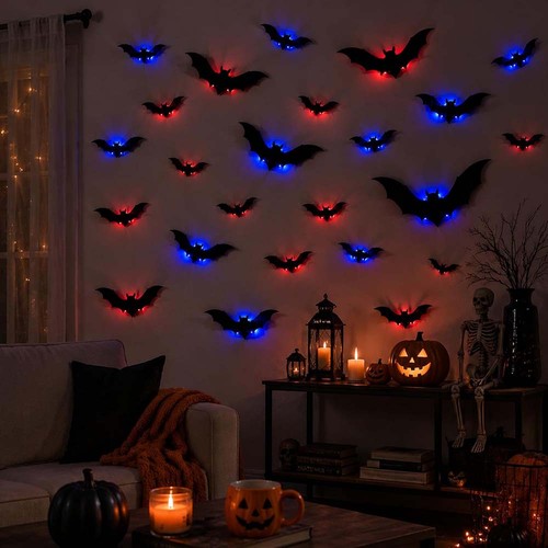 36pcs led halloween bat - led,