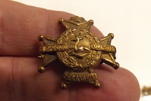 Military badge notts and derby - military,